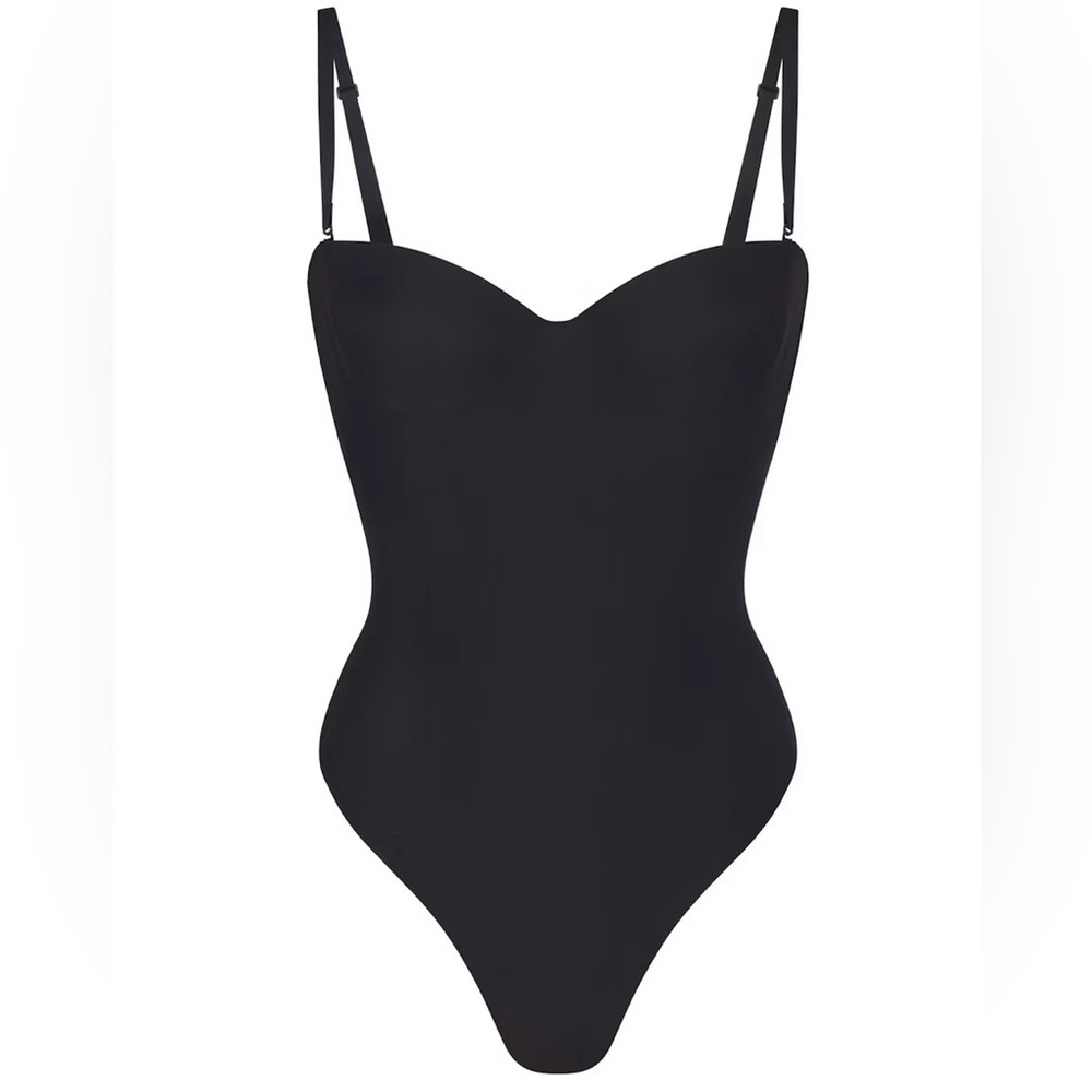 Skims Brand NWT skims molded underwire bodysuit in Onyx